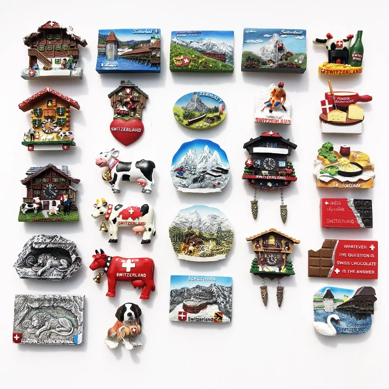 Lucerna Svizzera Magnete da frigorifero souvenir da viaggio