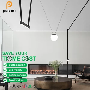 Surface-mounted DIY Led Belt Light Flexible Track Light Rail Lighting System with Flexible Track Simple Installation Commercial