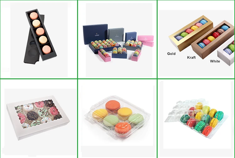 Wholesale Luxury Customized French Packaging Macaroon Boxes