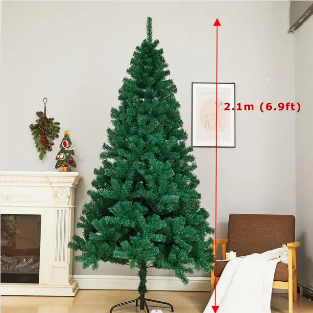 Sevenlots Traditional Christmas Tree Artificial Xmas Tree Home Decor 2ft 3ft 4ft 5ft 6ft