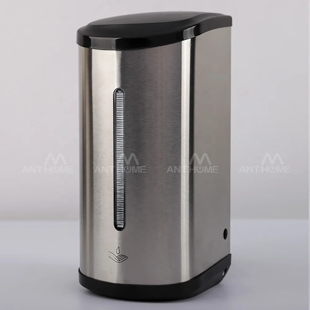 Infrared Touch-free Brushed 304 Stainless Steel Sensor Liquid Soap Dispenser Automatic Hand Sanitize