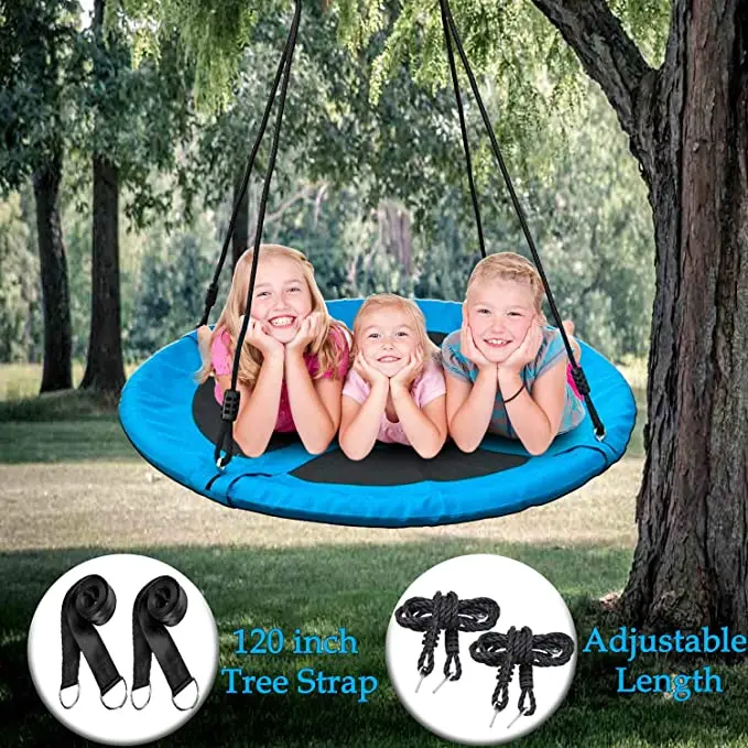 Zoshine Zhejiang Tree Swing Bed 2 Person Round Cheap Kids Flying High Tree Swinging Chair Outdoor Large
