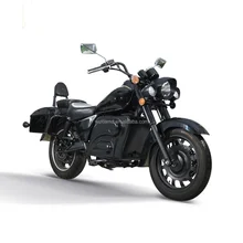 TZ HighVintage Cruiser Electric Motorcycle 5000w Wheel Motor with 72v60Ah Lithium Battery Maximum Speed 125km/h Range 90km
