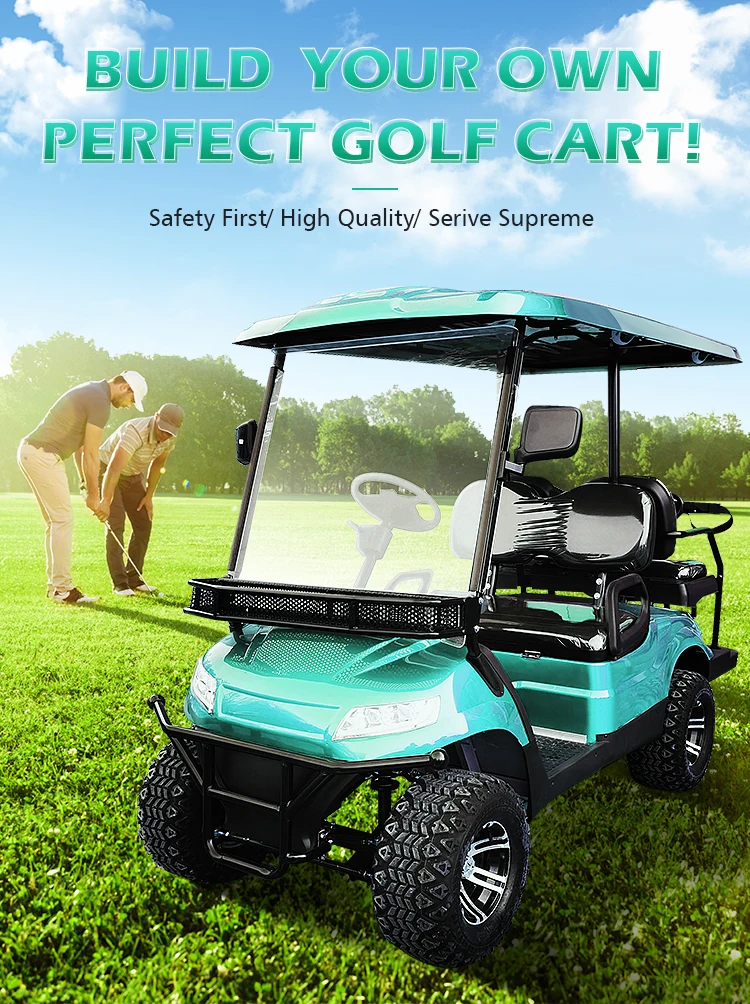 product ce 2025 customizable 6 seater electric golf cart high quality buggy with 48v lithium battery low price compatible with club car-60