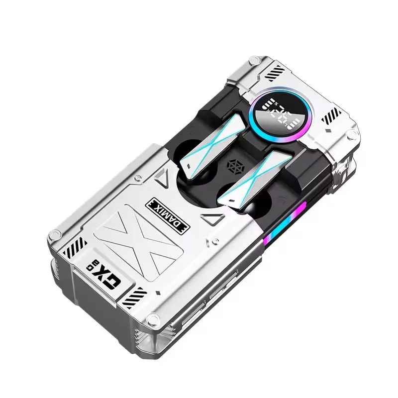 DX-08 TWS Earbuds - Long Battery Life & Mecha Style