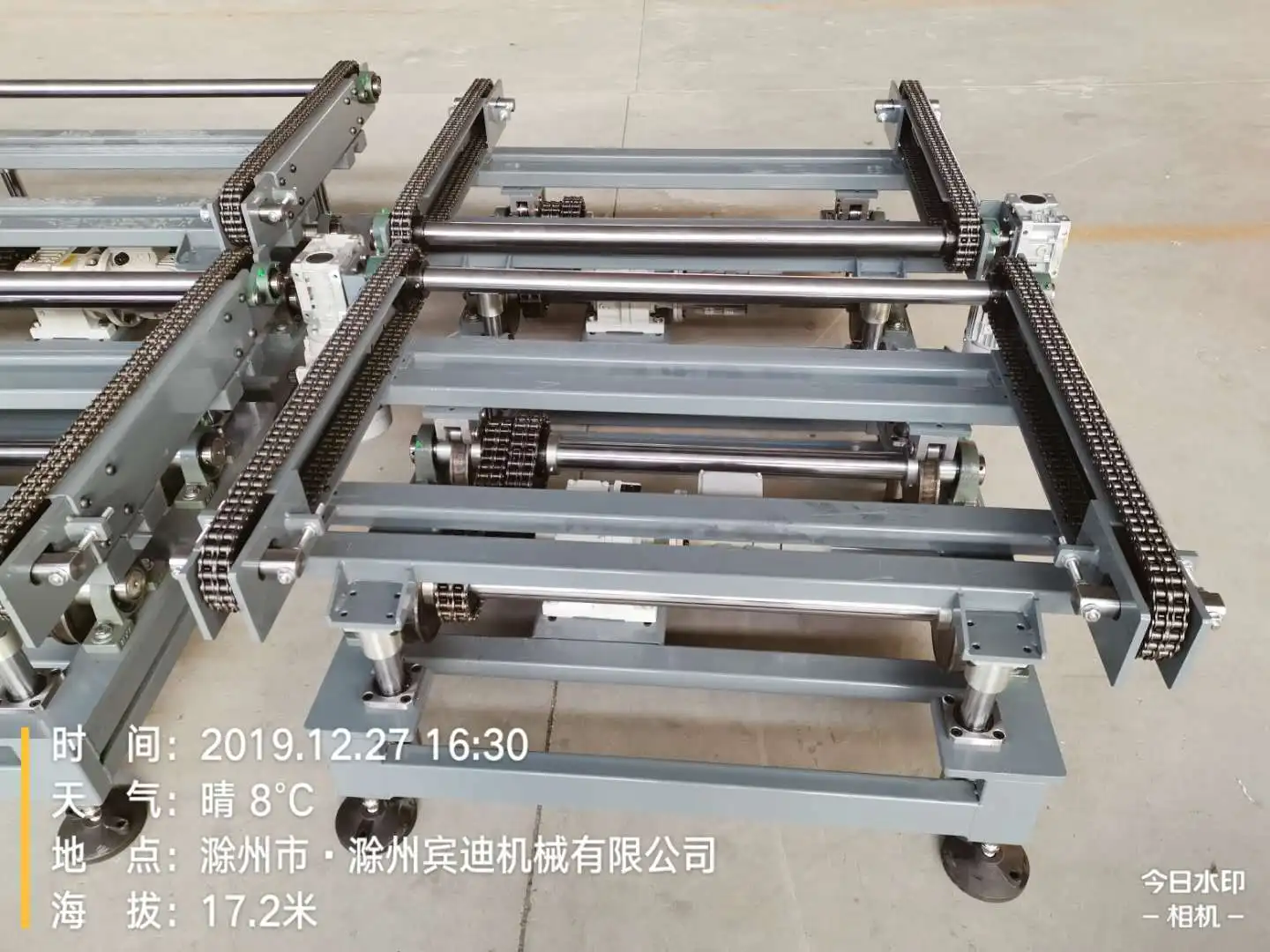 Pallet Transporting Chain Conveyor