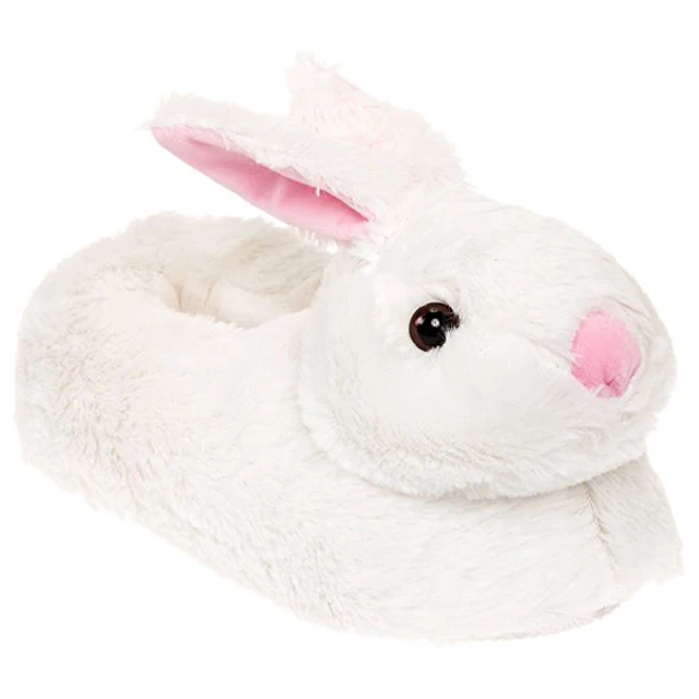 white company bunny slippers