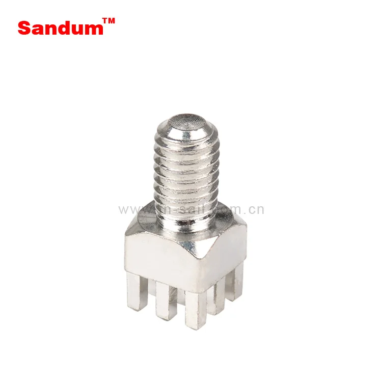 High Current PCB Thread Terminal Screw Connector - Female Brass, Tin ...