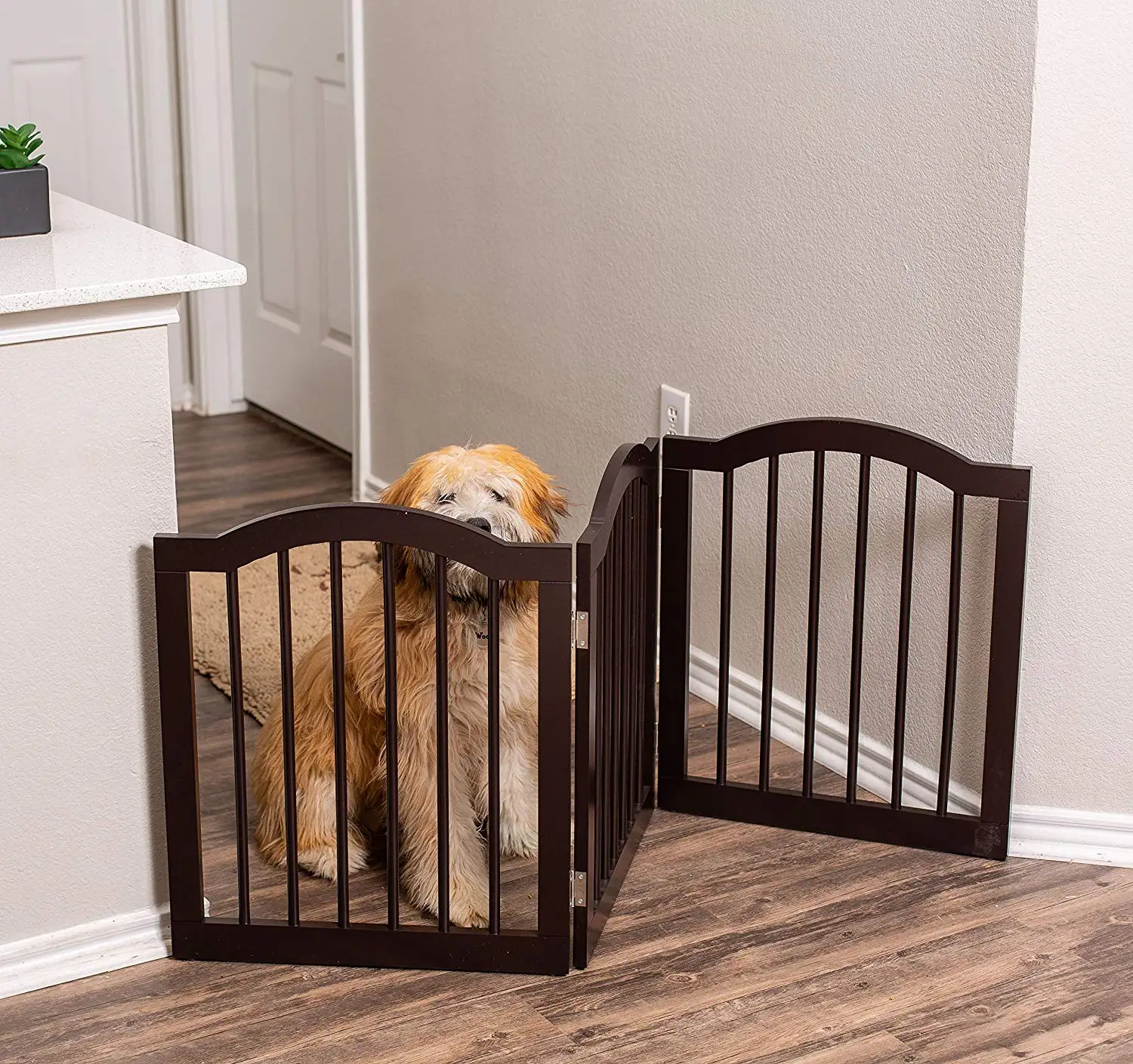 free standing step over pet gate