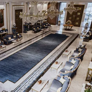 ECOJAS Hotel Lobby Villa Bespoke Lighting Luxury Design Imperial Palace Copper Crystal Chandelier