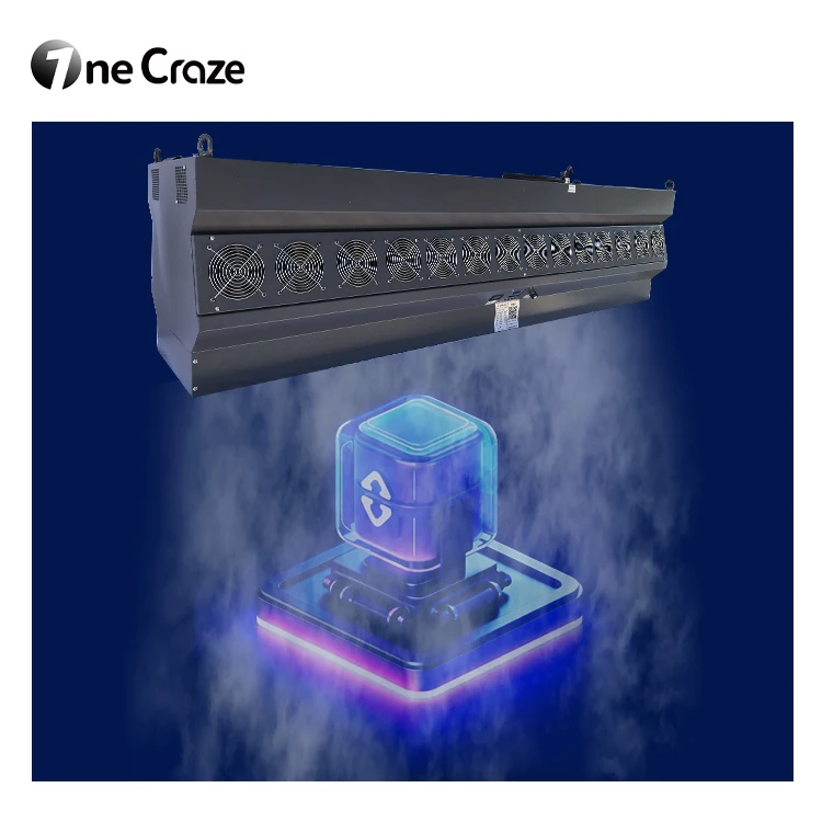 Factory Price Downward Fog Screen 3D Display Mapping Projector Projection Mist Screen Water Fog Machine For Event Exhibition