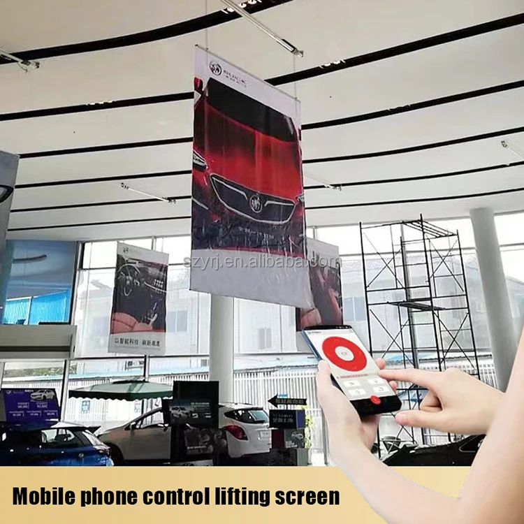 Banner and Display Lifting Systems Automatic Banner Lifter Banner Hoist