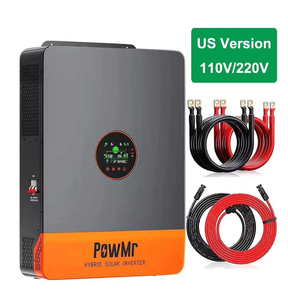 Powmr Split Phase Hybrid Inverter 10KW - Solar & Battery