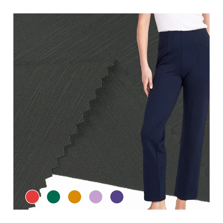 Custom Design Slub Knitted Fabric Rayon Nylon Material, Solid 40S NR Tencel Roma Fabric for Garment/