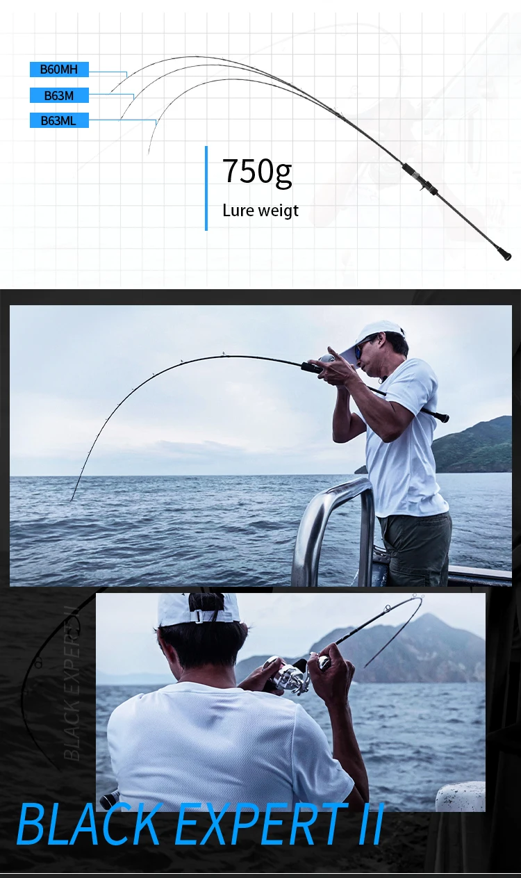 Takedo Ecooda Black Expert Ii Slow Jigging Rod Fuji Guides Slow Pitch