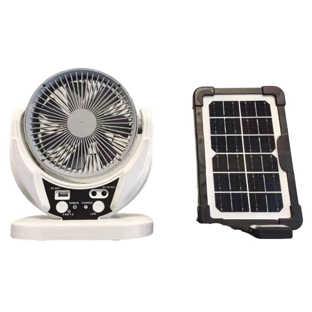 Cooling Rechargeable Standing Fan, Solar, 10W, Plastic - detail 10