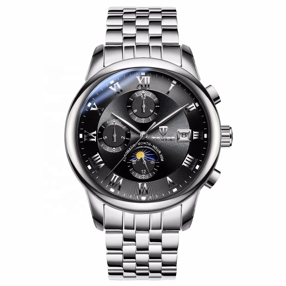 tevise 9008 automatic watch man luxury Alibaba