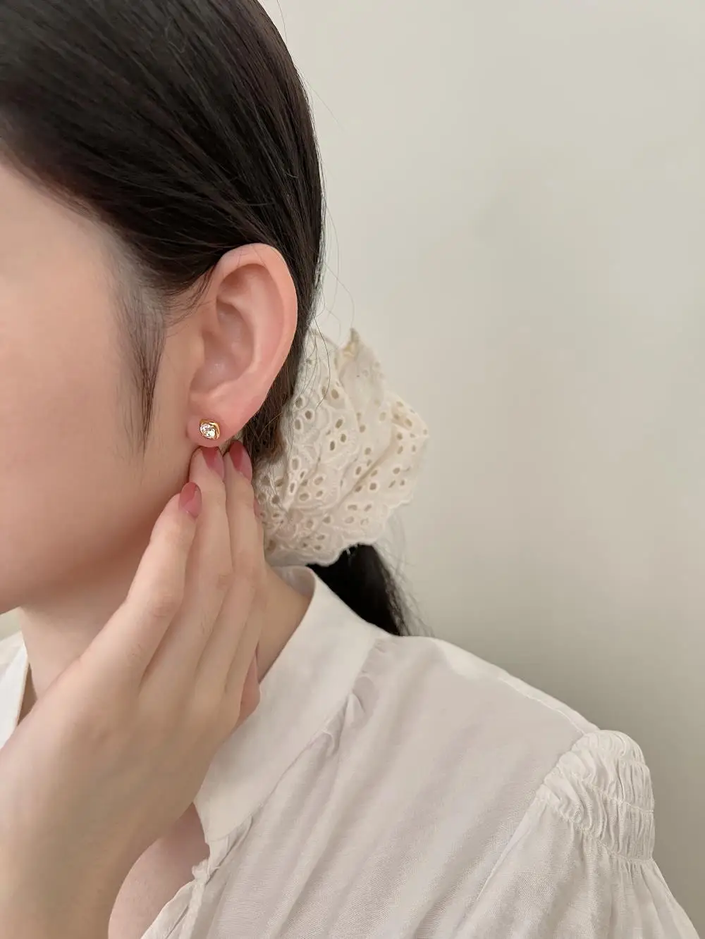 KAKODIY Luxury Gold Plated Earrings 925 Sterling Silver Fine Jewelry Square Stud Earrings detail 2