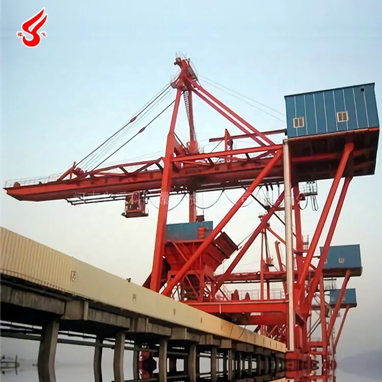 60Ton Shore Quay Container Gantry  Port Crane Ship to Shore Quay Model Shipyard Crane