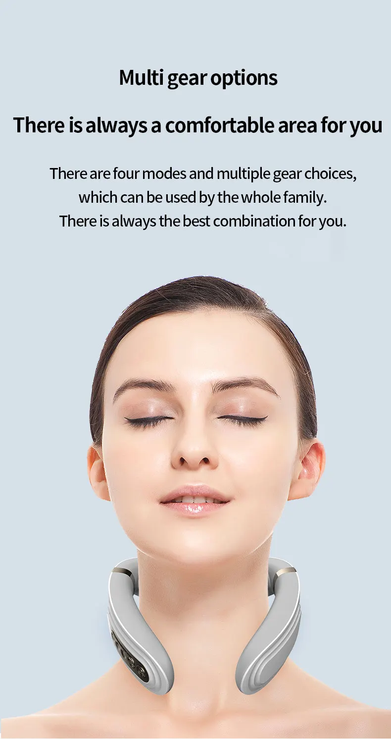 New Design 10 Heads Independently Massage The Cervical Vertebra