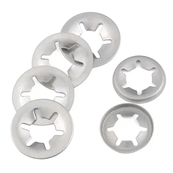 420-Piece Bearing Retaining Ring & Washer Set – Internal Tooth Locking Fasteners, Black (2 Packs)