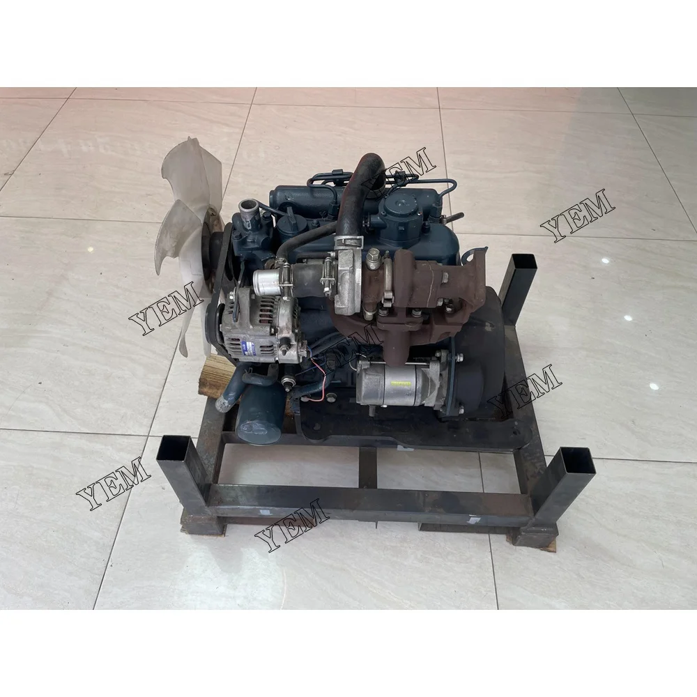 (90% New) D1105-T-ES03 Engine Assy 3000RPM 24.5KW for Kubota Loader 4