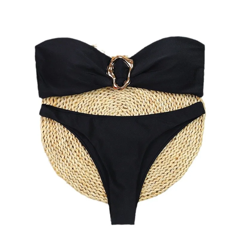 3D Custom Triangle Swimsuit String Bikini Beachwear Two Piece Set Mini Micro Luxury Swimwear Women