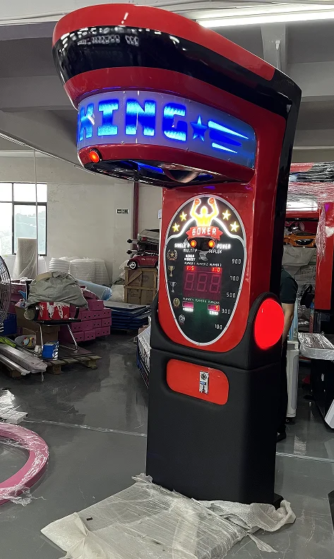 Funpark Factory Direct  New Arrival Prize Drinks Redemption Hitting Kicking Boxing Ball Punch Game Machine for Game Center details