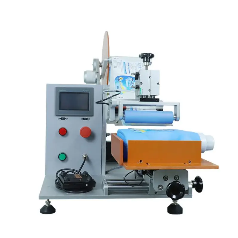 Semi-automatic Tabletop Flat Surface Labeling Machine Flat Bottle Automatic Labeling Machine Automatic Labeler Machine