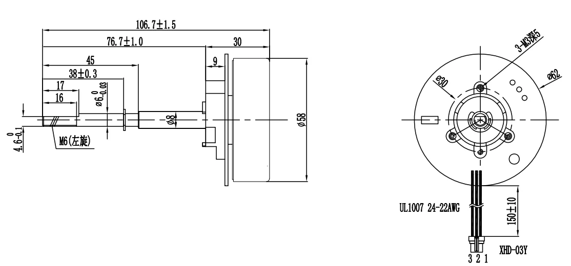 External Rotor Brushless Motor, 24V, Explosion-proof - detail 10