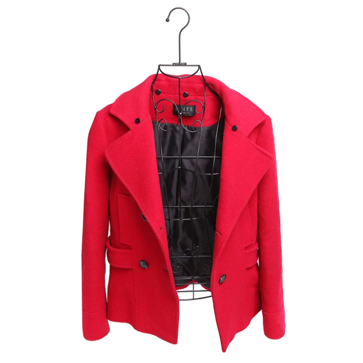 Black Metal Wire Frame Hanging Dress Form Torso Mannequin,Women