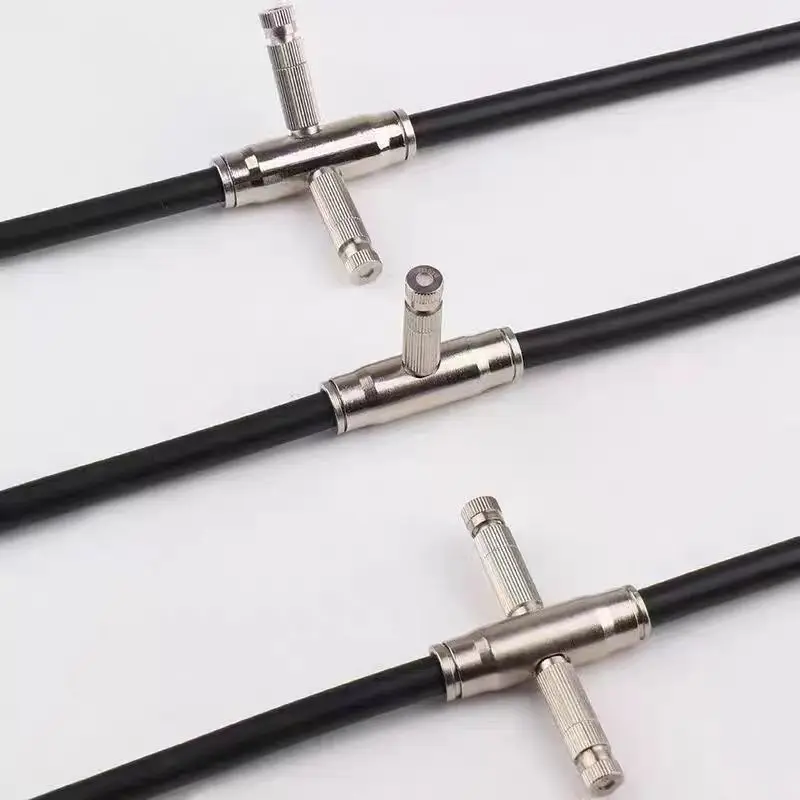 Hose Quick Connect Fog air Atomizing Humidification Moisture Dust Control Water Mist Sprayer Nozzle Fittings for Cooling System