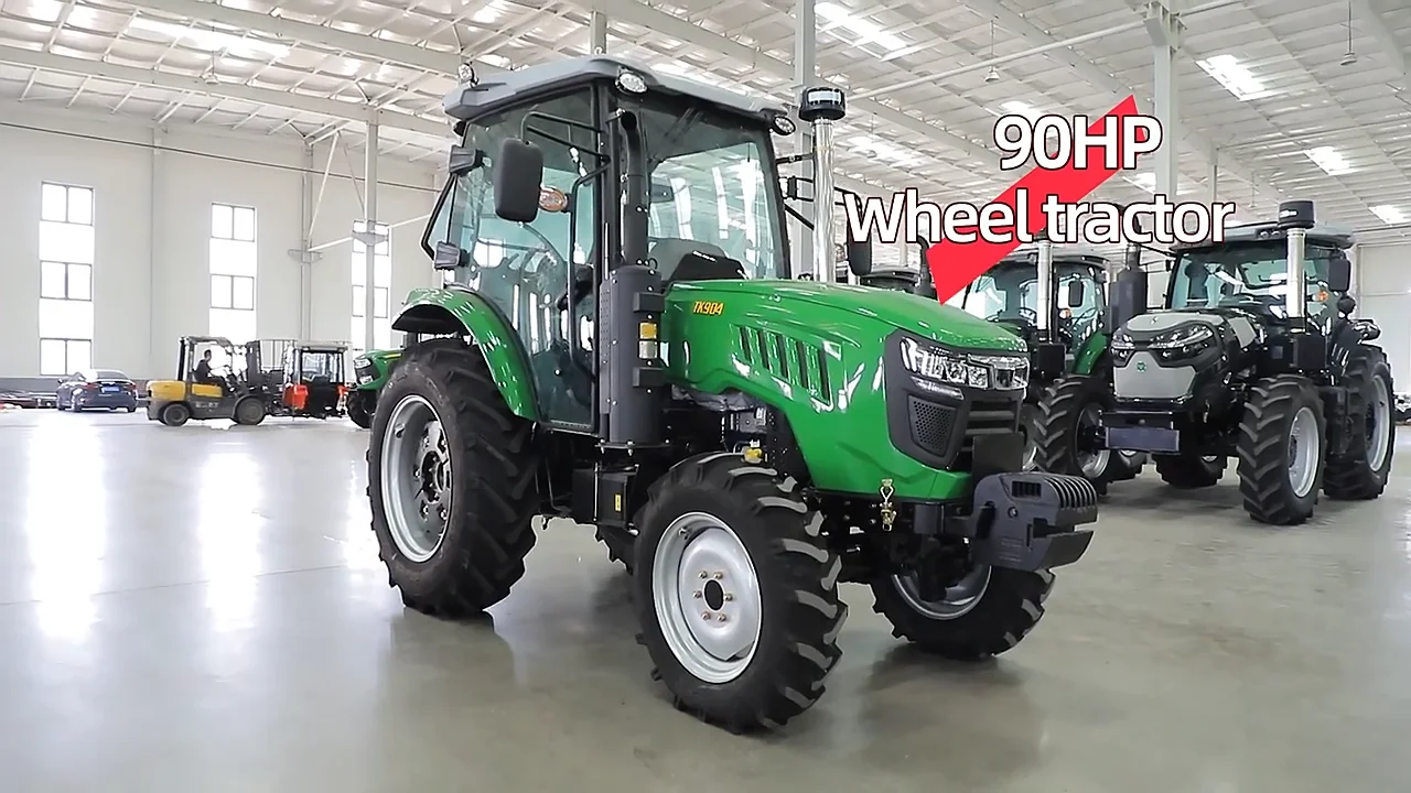 Yueshan Factory Wholesale Tractors 4x4 90hp 100hp 120hp Diesel Engines