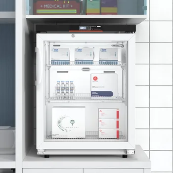 Pharmaceutical Medical Fridge Pharmacy Refrigerator Medicine Display Fridge Upright Hospital Drugs Chille