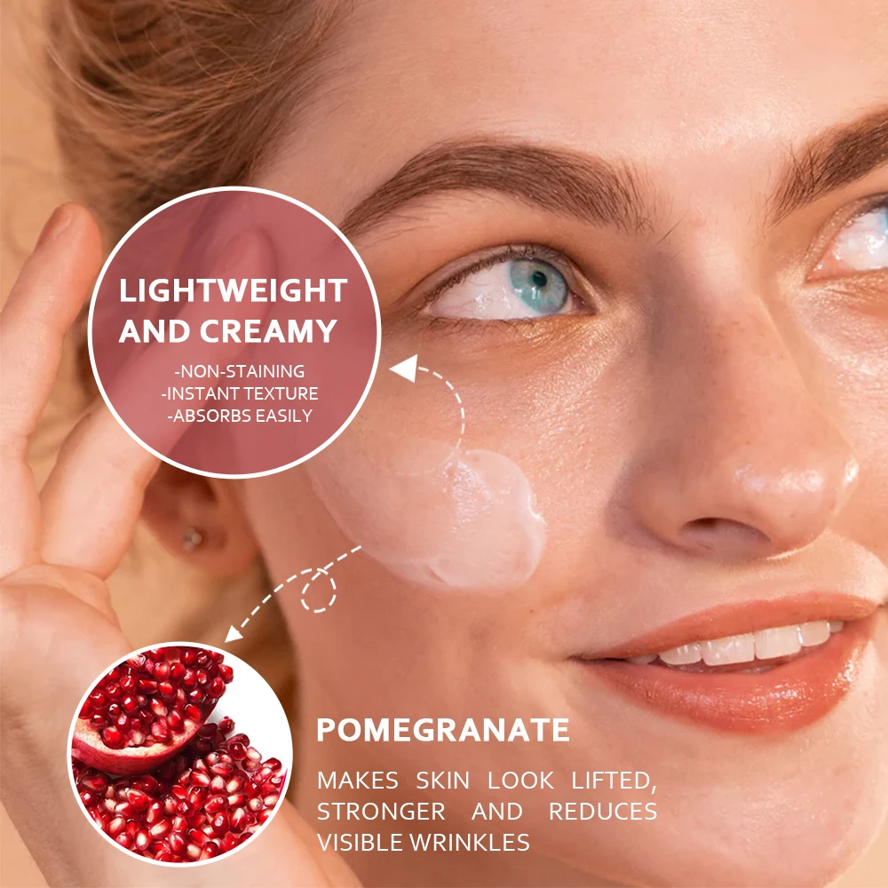 best natural glutathione face cream Wholesales Pomegranate L-glutathione Best Natural Skincare Products Facial  Beauty Cream Anti Wrinkles and Aging Skin Care Cream