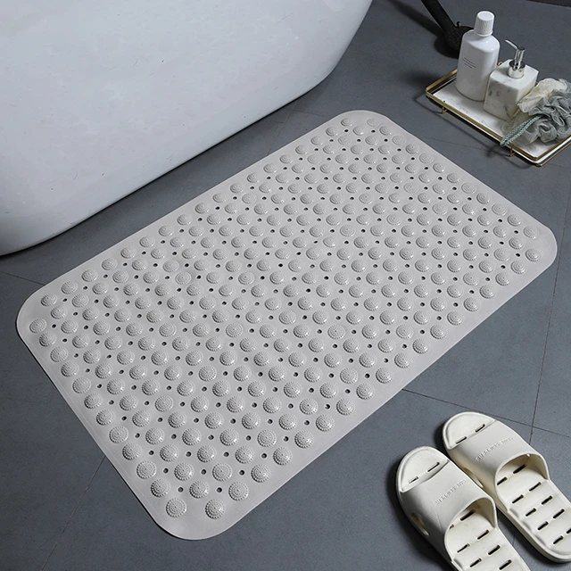 Non Slip Bath Tub Mats Massage Bathroom Bathtub Mat With Suction Cup ...