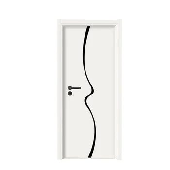 Wooden Internal Door For House Interior For Office For Wooden Door For Toilet Bathroom Building Material Latest Design