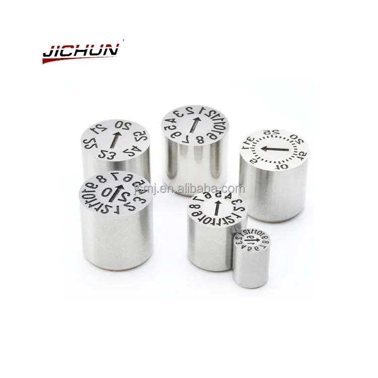 High Precision Injection Mold  Date Mark Marked Insertions Pin Sets for Plastic Mold