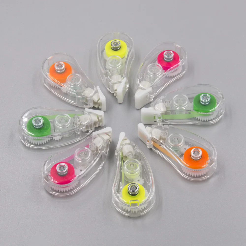 Mini Size Fluorescent Highlighter Colored Tape, Correction Tape for Decoration