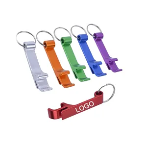 Bulk Wholesale Cheap Multi Blank Metal Key Chain Bottle Opener with Custom Printed Logo Laser Engraved Advertising KeyChain