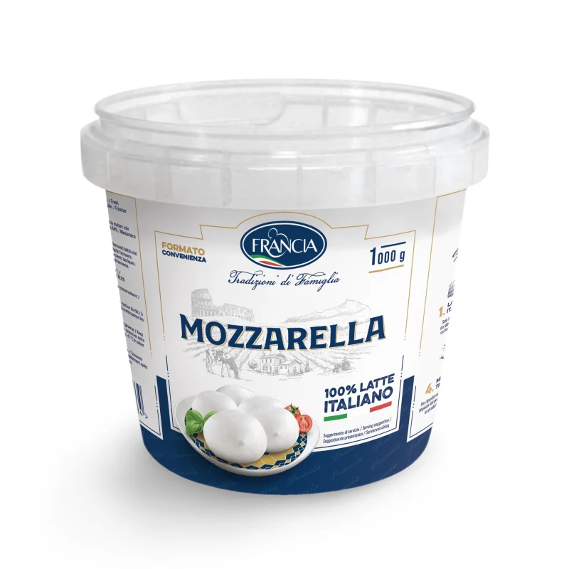 100 Italian Selection Mozzarella Cheese Lactosefree Plain Processed