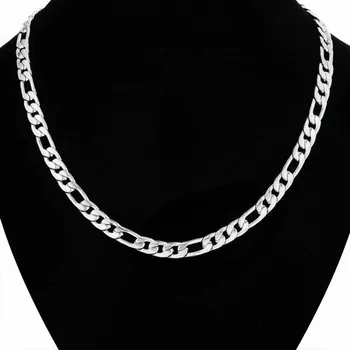 S925 Sterling Silver chain Necklace for men Retro Gold Necklace Jewelry choker necklace for women