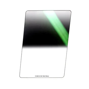 High Definition Reverse Graduated ND Filter 0.9 1.2 100x150mm Nano Coating Camera GND Filter