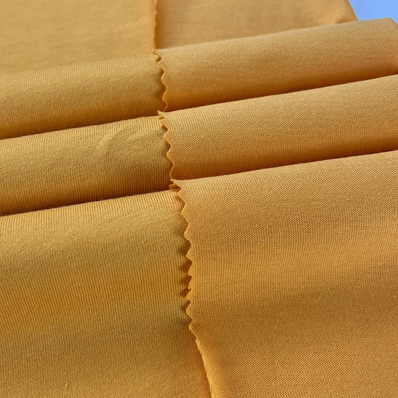 Factory Cotton Jersey Fabric Tshirt Women 96hemp 4spandex Fabric