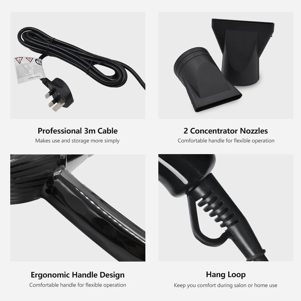 Китайский производитель Secadora de Cabello мощный Фен для волос профессиональный салон частная торговая марка