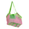 Pink mesh-green band