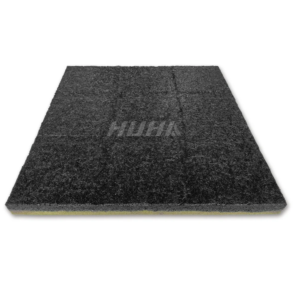 Guangdong Factory Safety Bulletproof Ballistic Rubber Tiles for Shooting Ranges Floor Wall Rubber Mats