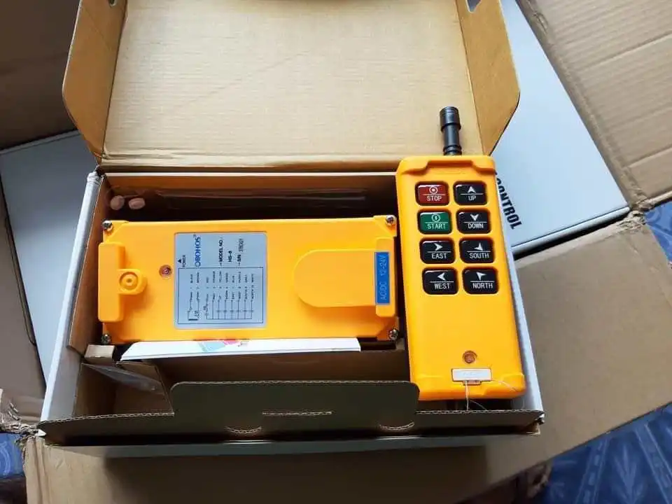 HS8 Industrial 6 Button Overhead Crane Radio Transmitter Remote Control