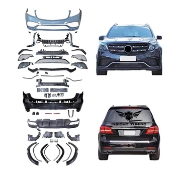 Auto Accessories Car Bumper W166 Facelift Bodykit For Mercedes Benz GLS Upgrade To GLS63 AMG Body Kit 2016-2019