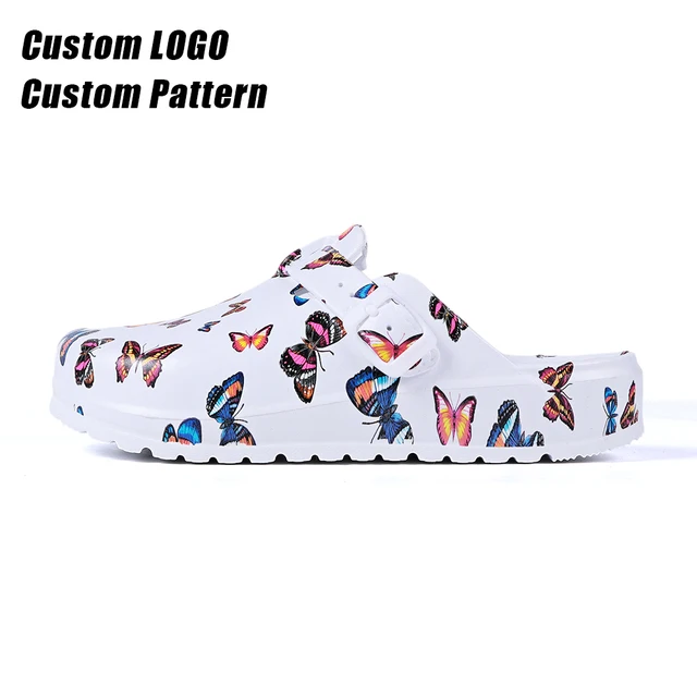 BreezeStep Custom Light Weight EVA Sandals Ladies Slip-On Indoor Breathable Working Clogs Nurse Clogs Summer Shoes